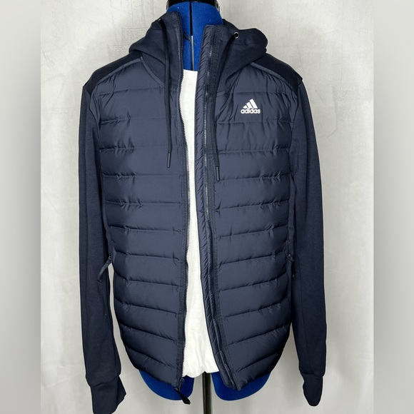 adidas | Jackets \u0026 Coats | Adidas Men Hiking Varilite Hybrid Outdoor Jacket  Legend Ink Ge5825 | Poshmark